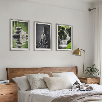 Set tablouri pentru dormitor Picturi relaxante în apă ZEN
