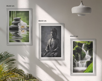 Set tablouri pentru dormitor Picturi relaxante în apă ZEN