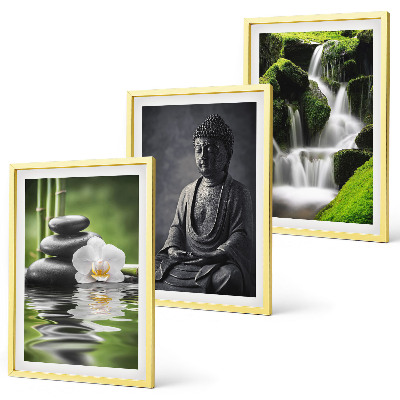 Set tablouri pentru dormitor Picturi relaxante în apă ZEN