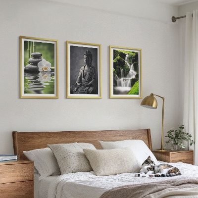 Set tablouri pentru dormitor Picturi relaxante în apă ZEN