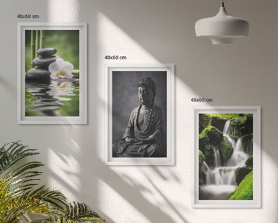Set tablouri pentru dormitor Picturi relaxante în apă ZEN