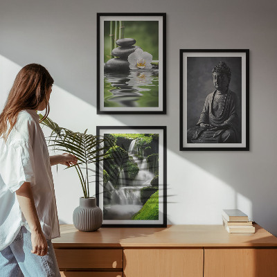 Set tablouri pentru dormitor Picturi relaxante în apă ZEN