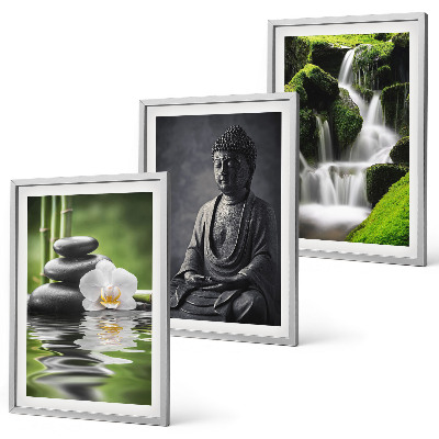 Set tablouri pentru dormitor Picturi relaxante în apă ZEN