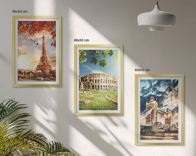 Set tablouri decorative Monumente ale Europei