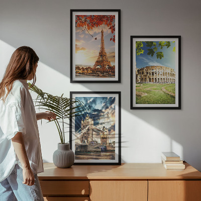 Set tablouri decorative Monumente ale Europei
