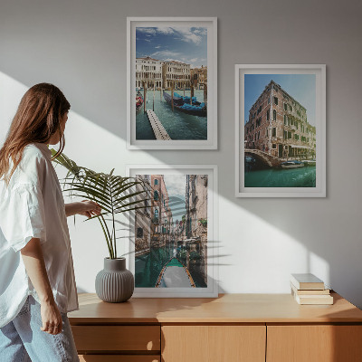 Set tablouri pentru dormitor Arhitectura canalelor din Veneția