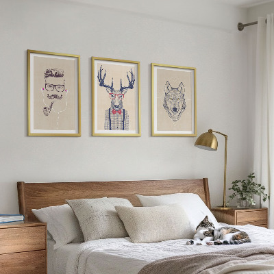 Set tablouri decorative Portrete elegante de animale