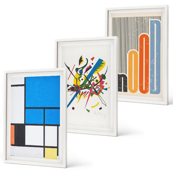 Set tablouri decorative Geometrie modernă abstractă