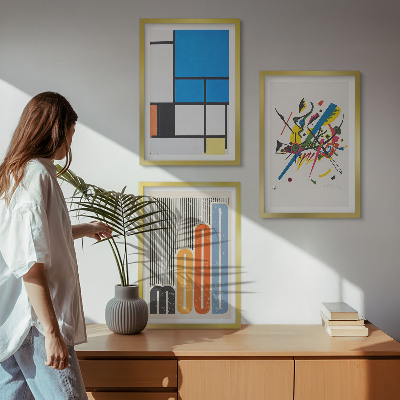 Set tablouri decorative Geometrie modernă abstractă