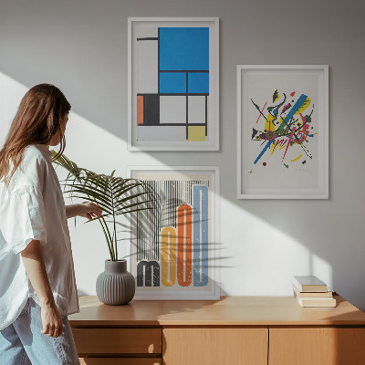 Set tablouri decorative Geometrie modernă abstractă