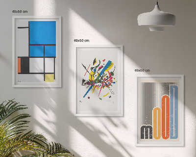 Set tablouri decorative Geometrie modernă abstractă