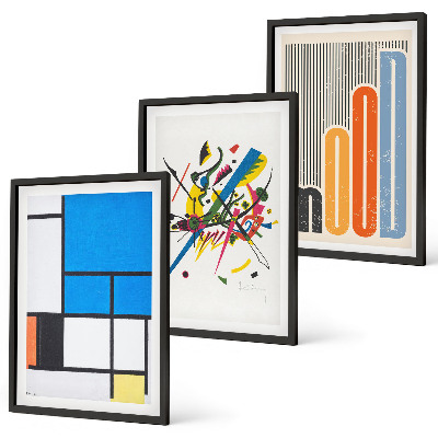 Set tablouri decorative Geometrie modernă abstractă