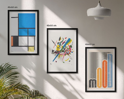 Set tablouri decorative Geometrie modernă abstractă