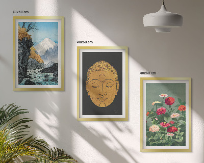 Set tablouri pentru dormitor Natura japoneză cultura japandi