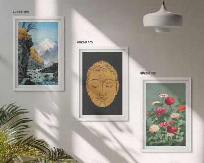 Set tablouri pentru dormitor Natura japoneză cultura japandi