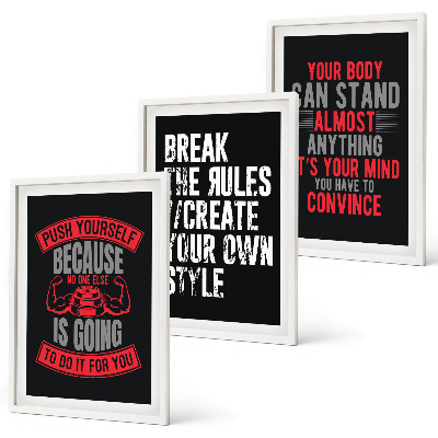 Set tablouri decorative Motivație, instruire, dezvoltare personală
