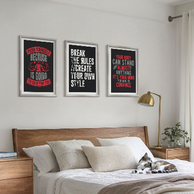 Set tablouri decorative Motivație, instruire, dezvoltare personală