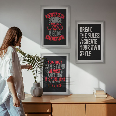 Set tablouri decorative Motivație, instruire, dezvoltare personală