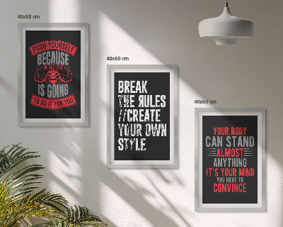 Set tablouri decorative Motivație, instruire, dezvoltare personală