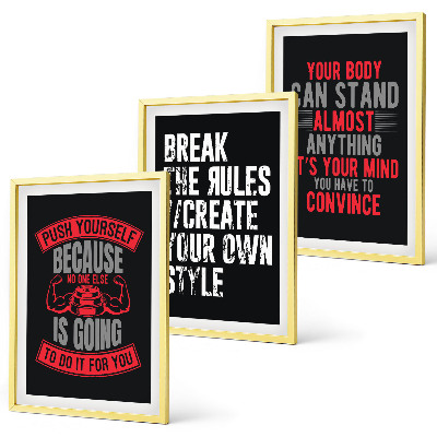 Set tablouri decorative Motivație, instruire, dezvoltare personală