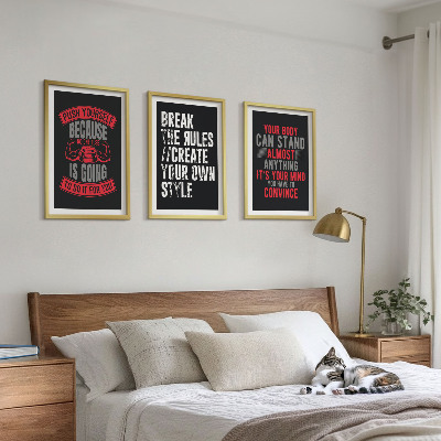 Set tablouri decorative Motivație, instruire, dezvoltare personală