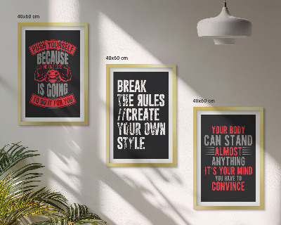 Set tablouri decorative Motivație, instruire, dezvoltare personală