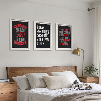 Set tablouri decorative Motivație, instruire, dezvoltare personală