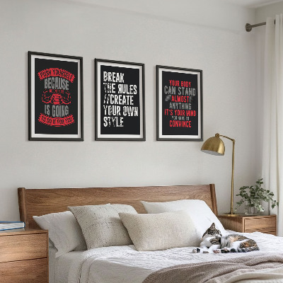 Set tablouri decorative Motivație, instruire, dezvoltare personală