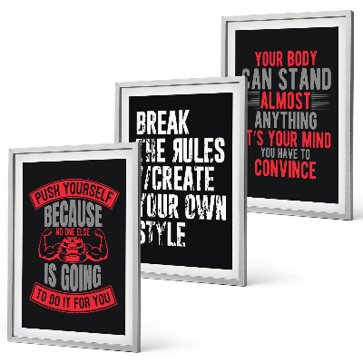 Set tablouri decorative Motivație, instruire, dezvoltare personală