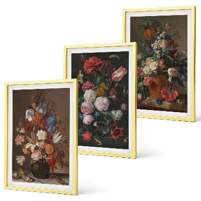 Set tablouri decorative Compoziții de flori în vaze