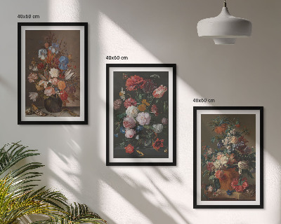 Set tablouri decorative Compoziții de flori în vaze