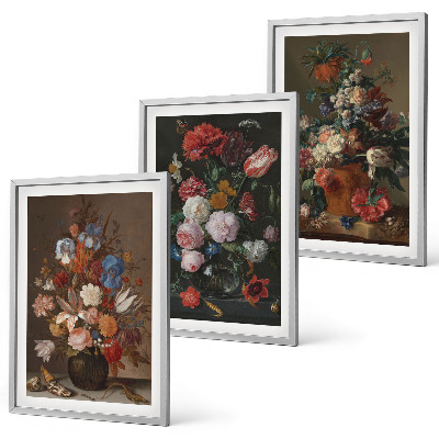 Set tablouri decorative Compoziții de flori în vaze