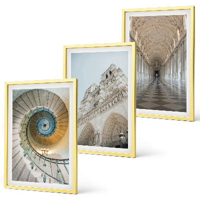 Set tablouri pentru dormitor Scara în spirală a fațadei catedralei