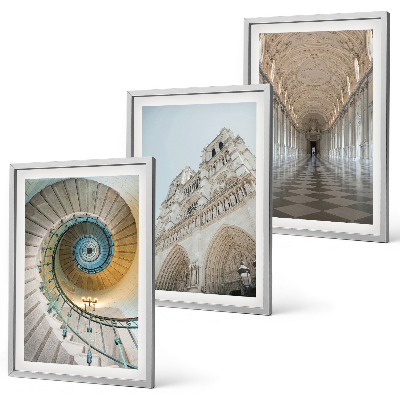 Set tablouri pentru dormitor Scara în spirală a fațadei catedralei