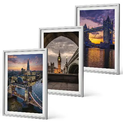 Set tablouri decorative cu poduri și turnuri cu ceas