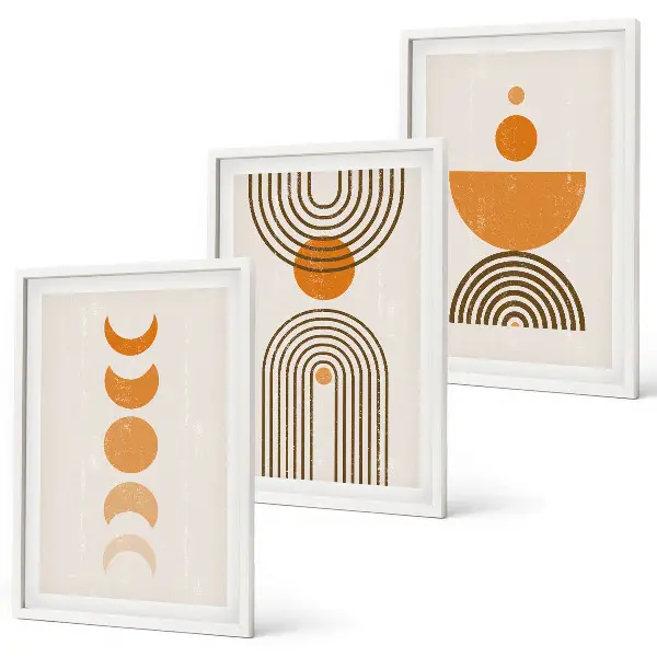 Set de tablouri decorative cu design minimalist în stil boho