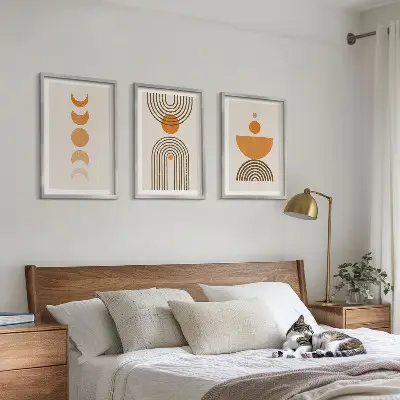 Set de tablouri decorative cu design minimalist în stil boho