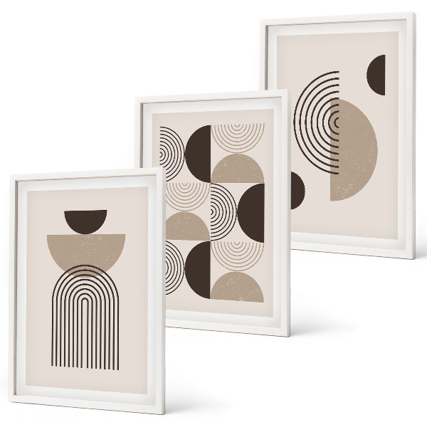 Set tablouri decorative Modele abstracte de minimalism