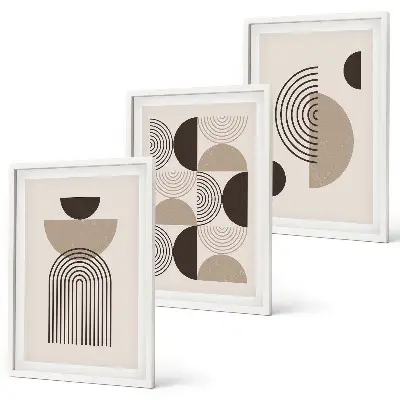 Set tablouri decorative modele abstracte în stil minimalist