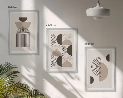 Set tablouri decorative modele abstracte în stil minimalist