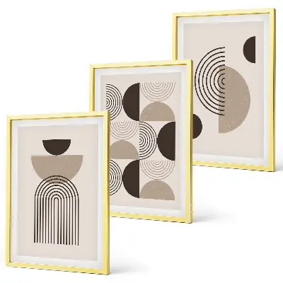 Set tablouri decorative modele abstracte în stil minimalist