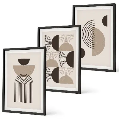 Set tablouri decorative modele abstracte în stil minimalist
