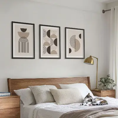 Set tablouri decorative modele abstracte în stil minimalist