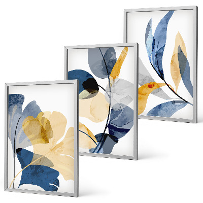 Set tablouri decorative Motive vegetale în acuarelă
