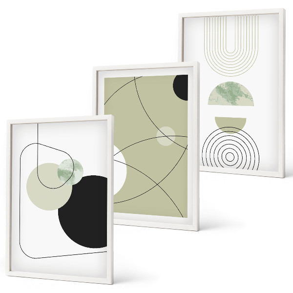 Set tablouri decorative Forme abstracte culori