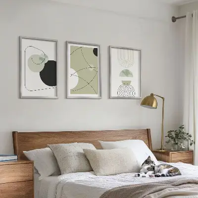 Set tablouri decorative forme abstracte colorate