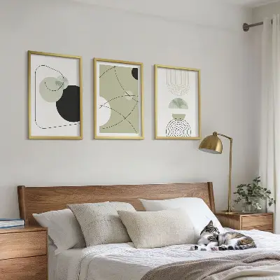 Set tablouri decorative forme abstracte colorate