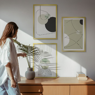 Set tablouri decorative Forme abstracte culori