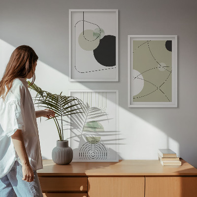 Set tablouri decorative Forme abstracte culori