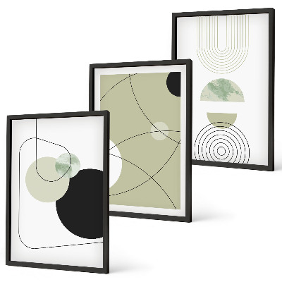 Set tablouri decorative Forme abstracte culori